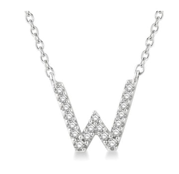 10KW Diamond Necklace- w/ 0.06 ctw